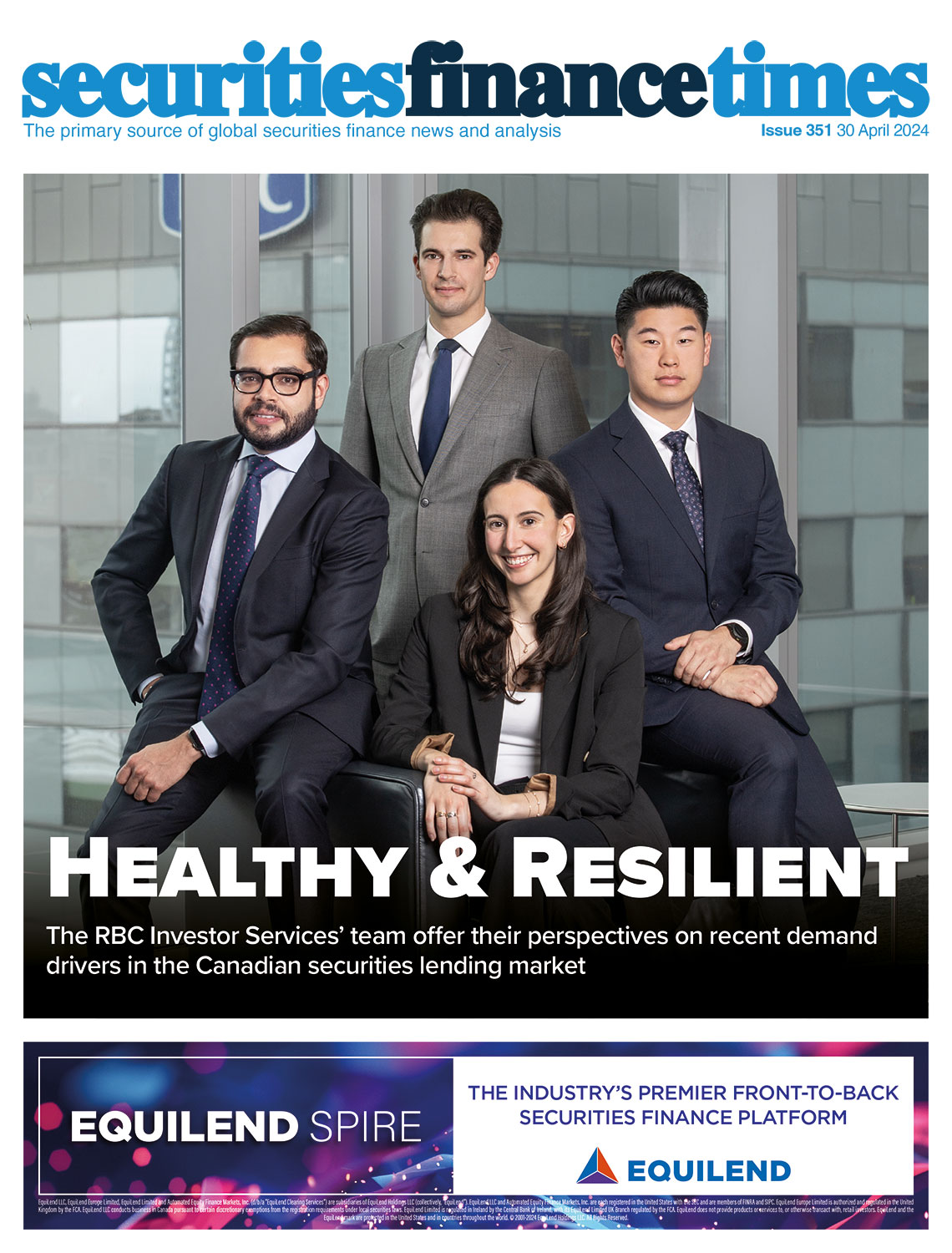Securities Lending Times issue front cover
